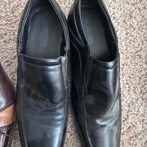 Aldo Men\'s Black Leather Dress Shoes lot main image 4